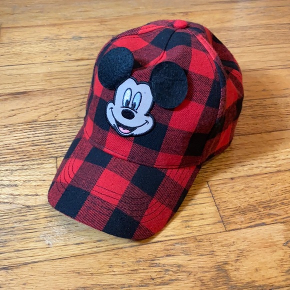 Nwot Disney Mickey Mouse Buffalo Plaid 